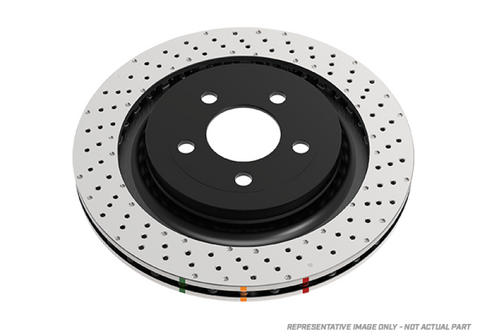 DBA 11-13 BMW 1 Series M Rear 4000 Series Drilled Rotors - DBA42281XD