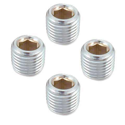 Spectre Pipe Plug 1/4in. NPT - 4 Pack - 6048