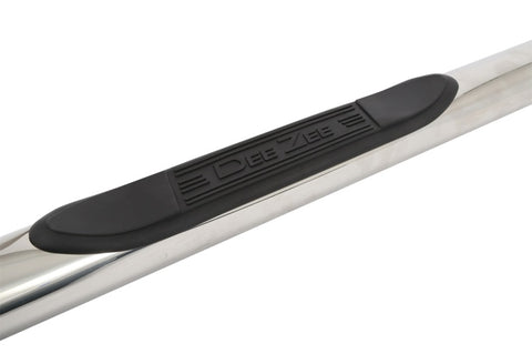 Dee Zee 14-18 Chevrolet Silverado Tubes - 3In Round Stainless Polished CrewCab - DZ372533