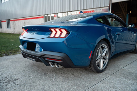 Corsa 24+ Ford Mustang V8 5.0L 3in Cat-Back Exhaust System w/ Twin 4in Polished Pro-Series Tips - 21259
