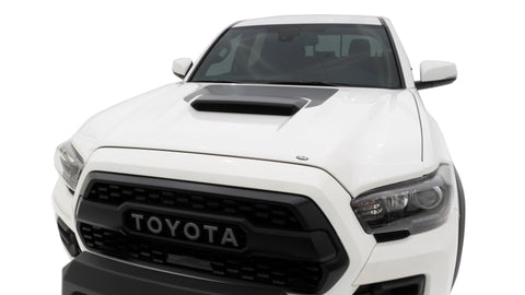 AVS 20-22 Toyota Tacoma Aeroskin Low Profile Color Match Hood Shield - Super White - 322079-40
