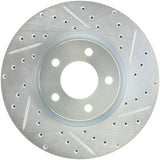 StopTech 07-13 Mazdaspeed3 Sport Slotted & Drilled Front Left Rotor - 227.45078L