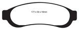 EBC 05-07 Ford F350 (inc Super Duty) 5.4 DRW 2WD Yellowstuff Rear Brake Pads - DP41779R