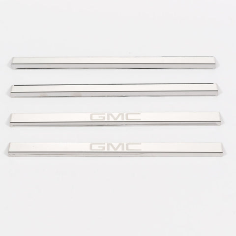 Putco 14-18 GMC Sierra LD - Double Cab w/ GMC Etching (8pcs) SS Door Sills - 95172GM-2