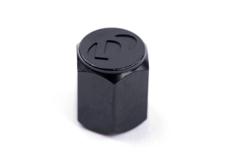 Dinan Valve Stem Caps - Black (Set of 4) - D757-0007