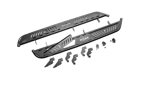 N-FAB 2021 Ford Bronco 4 Door Roan Running Boards - Textured Black - NBF214B-TX