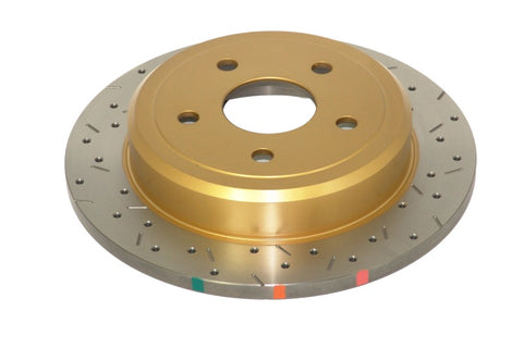DBA 04-08 Infiniti QX56 / 04-05 Armada / 04-3/04 Titan Rear Drilled & Slotted 4000 Series Rotor - DBA42307XS