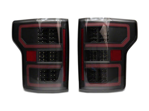 Raxiom 18-20 Ford F-150 LED Tail Lights- Blk Housing (Clear Lens) - T548147
