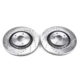 Power Stop 94-96 Dodge Stealth Front Evolution Drilled & Slotted Rotors - Pair - JBR785XPR