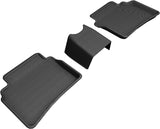 3D MAXpider 2018-2020 Buick Regal Kagu 2nd Row Floormats - Black - L1BC03921509