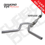 Diamond Eye KIT 4in TB DUAL AL: 94-97 FORD 7.3L F250/F350 PWRSTROKE NFS W/ CARB EQUIV STDS - K4308A