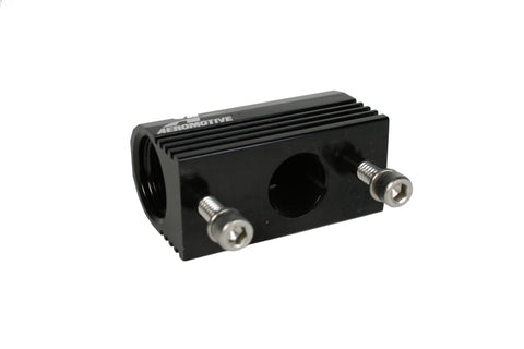 Aeromotive 05-06 Ford 4.6L Fuel Rail Pressure Sensor Adapter Log (-08 AN inlet / outlet) - 15115