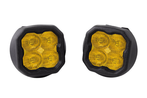 Diode Dynamics SS3 Sport Type GM Kit - Yellow SAE Fog - DD6224