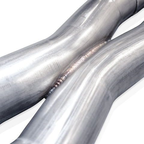 Stainless Works 2024 Mustang GT Catback Dual Tips Legend Sound X-Pipe Factory Connect Exhaust - M24CBXFCL