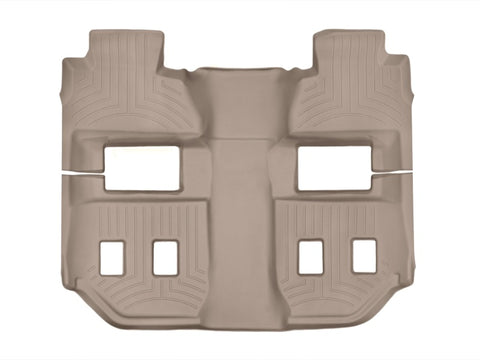 WeatherTech 2015+ Chevrolet Suburban w/ 2nd Row Bucket Seats Rear FloorLiner - Tan - 456073