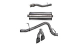 Corsa 2015-2020 GMC Yukon Denali XL 6.2L V8 3in Cat-Back Single Side Exit Twin 4in Black Tips - 14749BLK