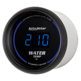 Autometer Cobalt Digital 52.4mm Black 0-300 deg F Water Temperature Gauge - 6937