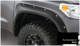 Bushwacker 16-17 Toyota Tundra Fleetside Pocket Style Flares 4pc 66.7/78.7/97.6in Bed - Black - 30918-33