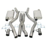JBA 08-14 Dodge Challenger SRT8 6.1L/6.4L 409SS Dual Rear Exit Cat-Back Exhaust - 40-1665