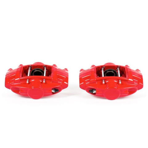 Power Stop 09-13 Infiniti FX50 Rear Red Calipers w/o Brackets - Pair - S6182