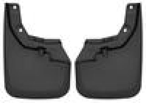 Husky Liners 16-22 Toyota Tacoma w/ OE Fender Flares Custom Molded Front Mud Guards - Black - 56941