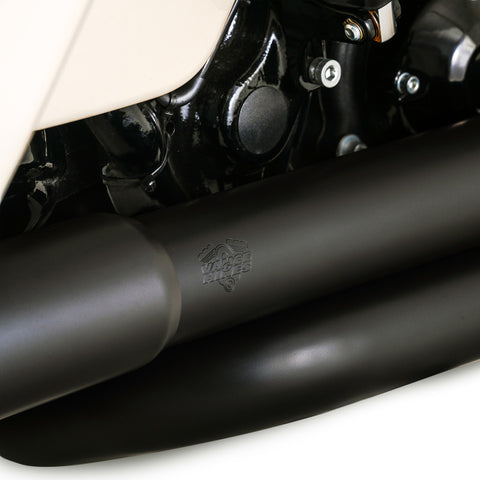 Vance & Hines HD Dresser Duals 17-22 Header/Heat Shield Black PCX Header Exhaust - 47351