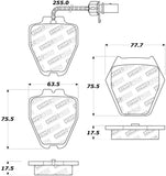 StopTech Street Touring Brake Pads - 308.08390
