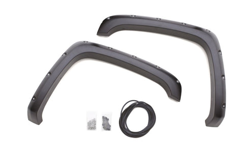 Lund 99-07 Chevy Silverado 1500 RX-Rivet Style Smooth Elite Series Fender Flares - Black (2 Pc.) - RX103SA