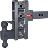Gen-Y Mega Duty 2.5in Shank 6in Offset Drop 32K Hitch w/GH-0161 Dual-Ball/GH-0162 Pintle Lock - GH-1924