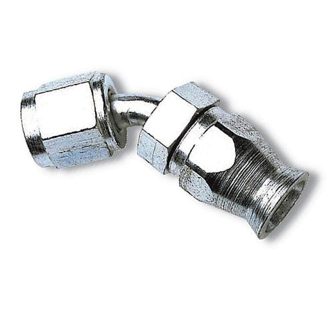 Russell Performance -6 AN Endura PowerFlex Power Steering 45 Degree Hose Ends - 620411