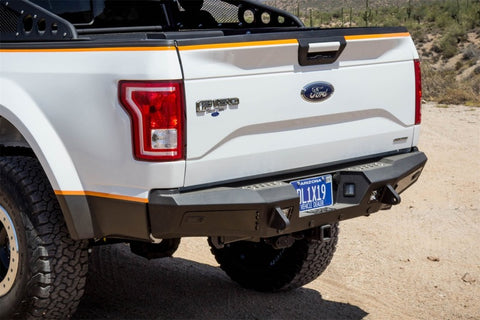 Addictive Desert Designs 15-18 Ford F-150 HoneyBadger Rear Bumper w/ Backup Sensor Cutouts - R157301280103
