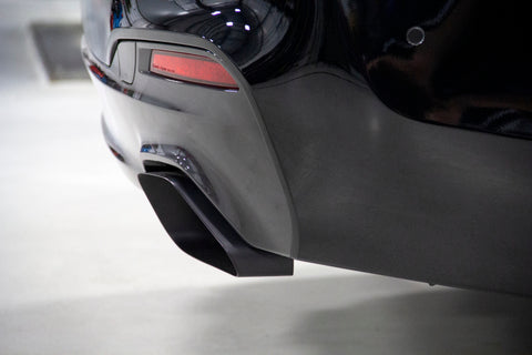 Dinan 17-23 BMW 540i (G30) Free Flow Axleback Exhaust System - Black Tips - D660-0078-BLK