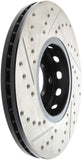 StopTech 96-7/04 Audi A4 / 95-01 A6 / 7/98-05 VW Passat Left Front Slotted and Drilled Rotor - 127.33039L