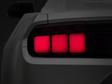 Raxiom 15-23 Ford Mustang Profile LED Tail Lights Gloss Blk Housing- Red Lens - 402182