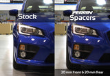 PERRIN 15-26 Subaru WRX / 05-21 STI 20mm Wheel Spacers 5x114.3 56mm CB - Pair - PSP-WHL-020BK