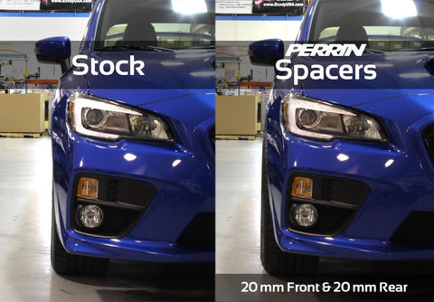 PERRIN 15-26 Subaru WRX / 05-21 STI 20mm Wheel Spacers 5x114.3 56mm CB - Pair - PSP-WHL-020BK