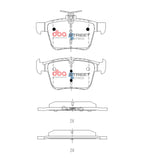 DBA 15-21 VW Golf MK7 Street Series Rear Brake Pads - DB2415SS