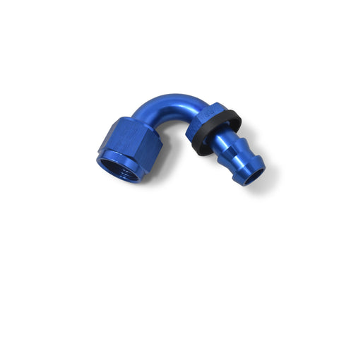 Russell Performance -8 AN Twist-Lok 120 Degree Hose End (3/4in Radius) - 626010