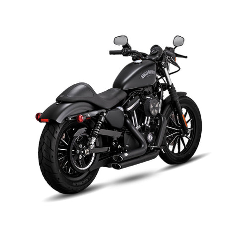 Vance & Hines HD 18-22 Fatboy/Blackout Shortshots Staggered PCX Full System Exhaust - 47335