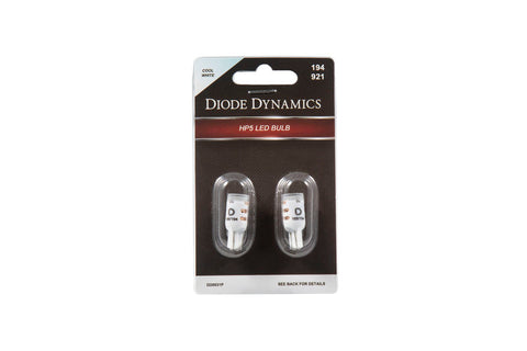 Diode Dynamics 194 LED Bulb HP5 LED - Red (Single) - DD0030S