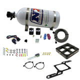 Nitrous Express Dominator Single Entry Billet Crossbar Stage 6 Nitrous Kit (50-300HP) w/10lb Bottle - 63070-10