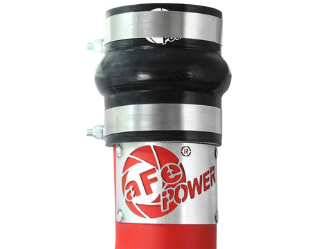aFe Bladerunner Intercooler Tubes Hot & Cold Side 3.5in 94-02 Dodge Diesel Trucks L6-5.9L (td) - Red - 46-20064-R