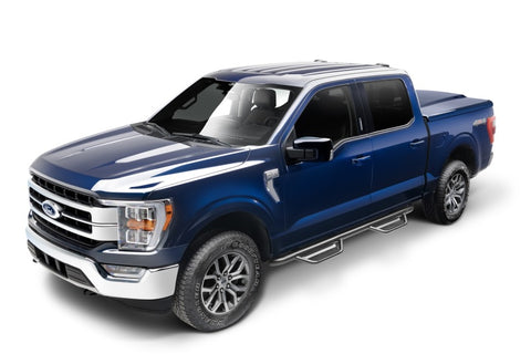 N-Fab Podium LG 15-17 Ford F-150 SuperCrew - Tex. Black - 3in - HPF1585CC-TX