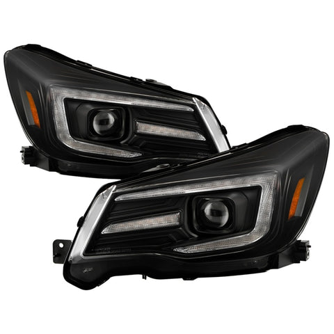 Spyder Signature Subaru Forester 14-16 Halogen Model Only Headlights (PRO-YD-SUFO14SI-BK) - 5088444