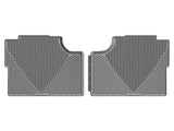 WeatherTech 17+ Ford F-250 / F-350 / F-450 / F-550 Crew Cab Rear Rubber Mats - Grey - W409GR