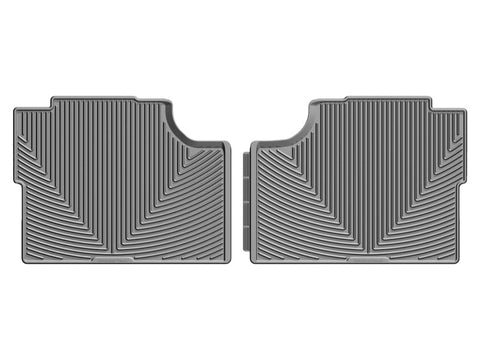 WeatherTech 17+ Ford F-250 / F-350 / F-450 / F-550 Crew Cab Rear Rubber Mats - Grey - W409GR