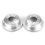 Power Stop 98-07 Lexus LX470 Rear Evolution Drilled & Slotted Rotors - Pair - JBR736XPR