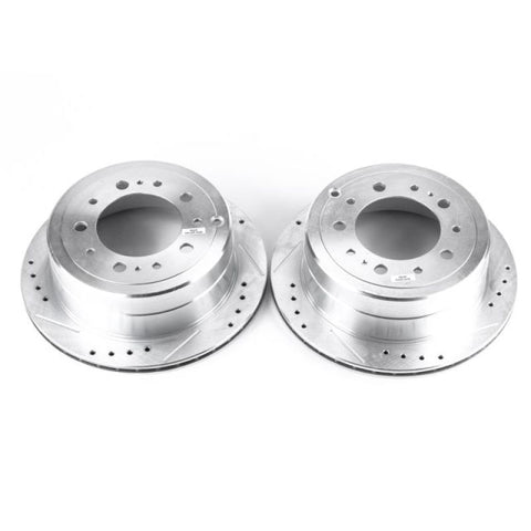 Power Stop 98-07 Lexus LX470 Rear Evolution Drilled & Slotted Rotors - Pair - JBR736XPR