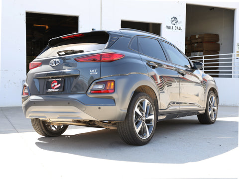 aFe Takeda 2-1/2in 304 SS Axle-Back Exhaust 18-21 Hyundai Kona L4 1.6L (t) - 49-37017
