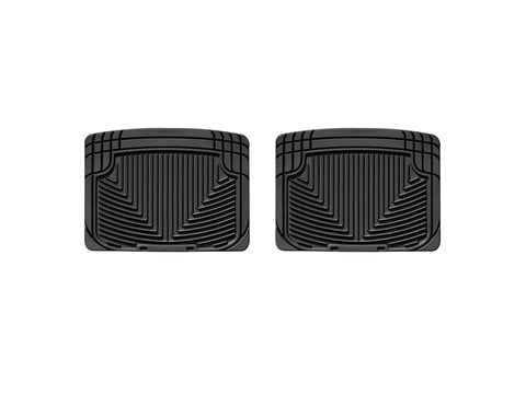 WeatherTech 93 Mercedes-Benz 300CE Rear Rubber Mats - Black - W20